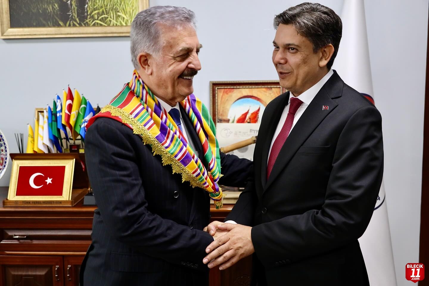 BÜYÜKATAMAN'DAN BAŞKAN DURGUT'A ZİYARET