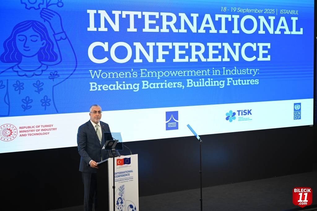 Çalışma ve Sosyal Güvenlik Bakanı Işıkhan, "Sanayide Kadınların Güçlenmesi" konferansında konuştu:
