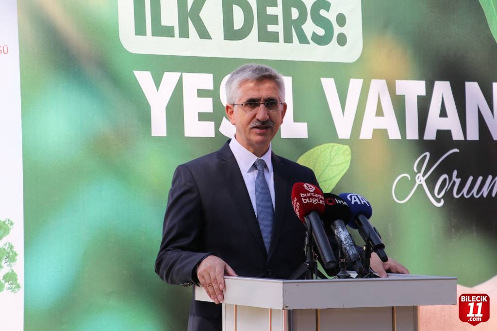 Milli Eğitim Bakan Yardımcısı Yılmaz, Bursa'da "İlk Dersim Yeşil Vatan" programına katıldı: