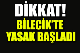 YASAK BAŞLADI