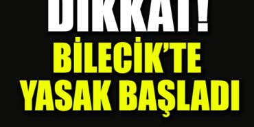 YASAK BAŞLADI