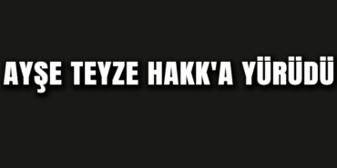 ayşe teyze