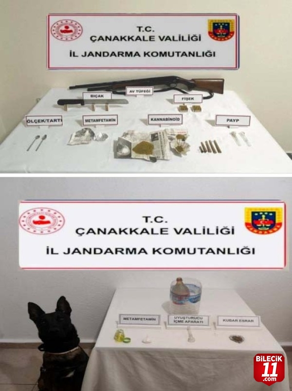 Çanakkale'deki uyuşturucu operasyonunda 4 şüpheli tutuklandı