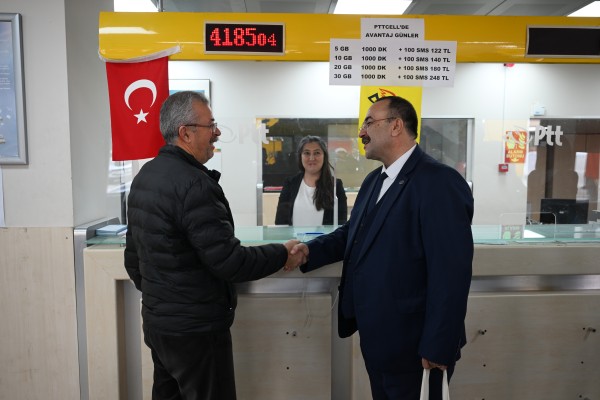 Edirne'de PTT'nin kuruluşunun 185. yıl dönümü kutlandı