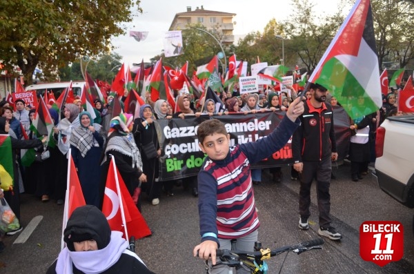 İsrail’in Gazze'ye saldırıları Gebze’de protesto edildi