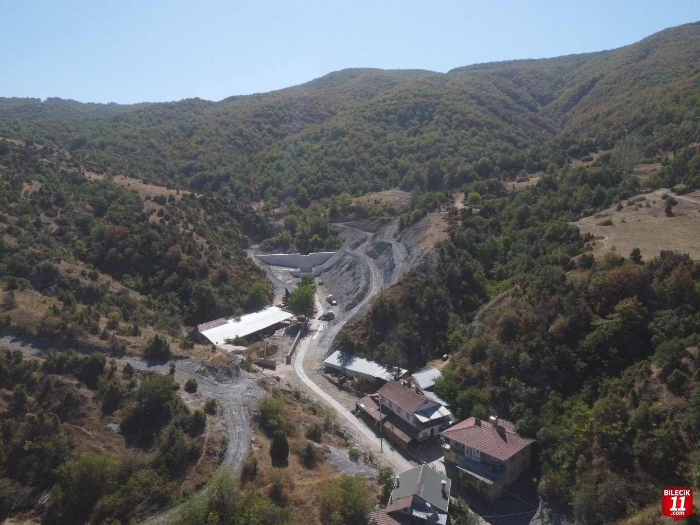 Karaköy'de taşkın kontrol tesisi çalışmaları