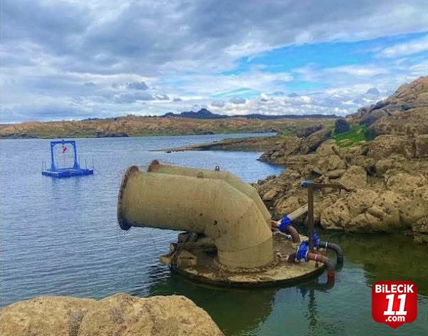 Kayalıköy Barajı'nda su kritik seviye düştü