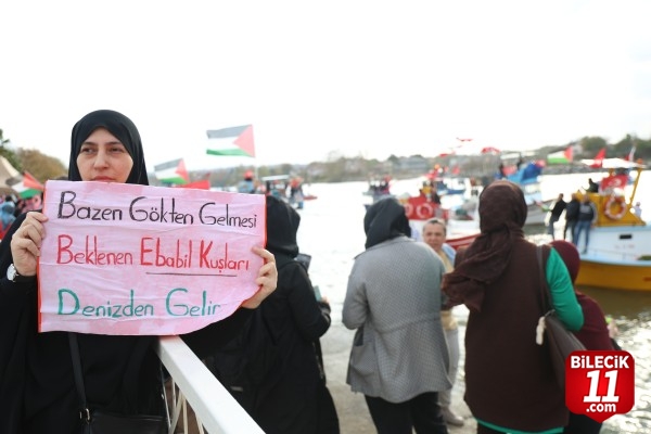 Küresel Sumud Filosu'na destek için Karadeniz'e açıldılar