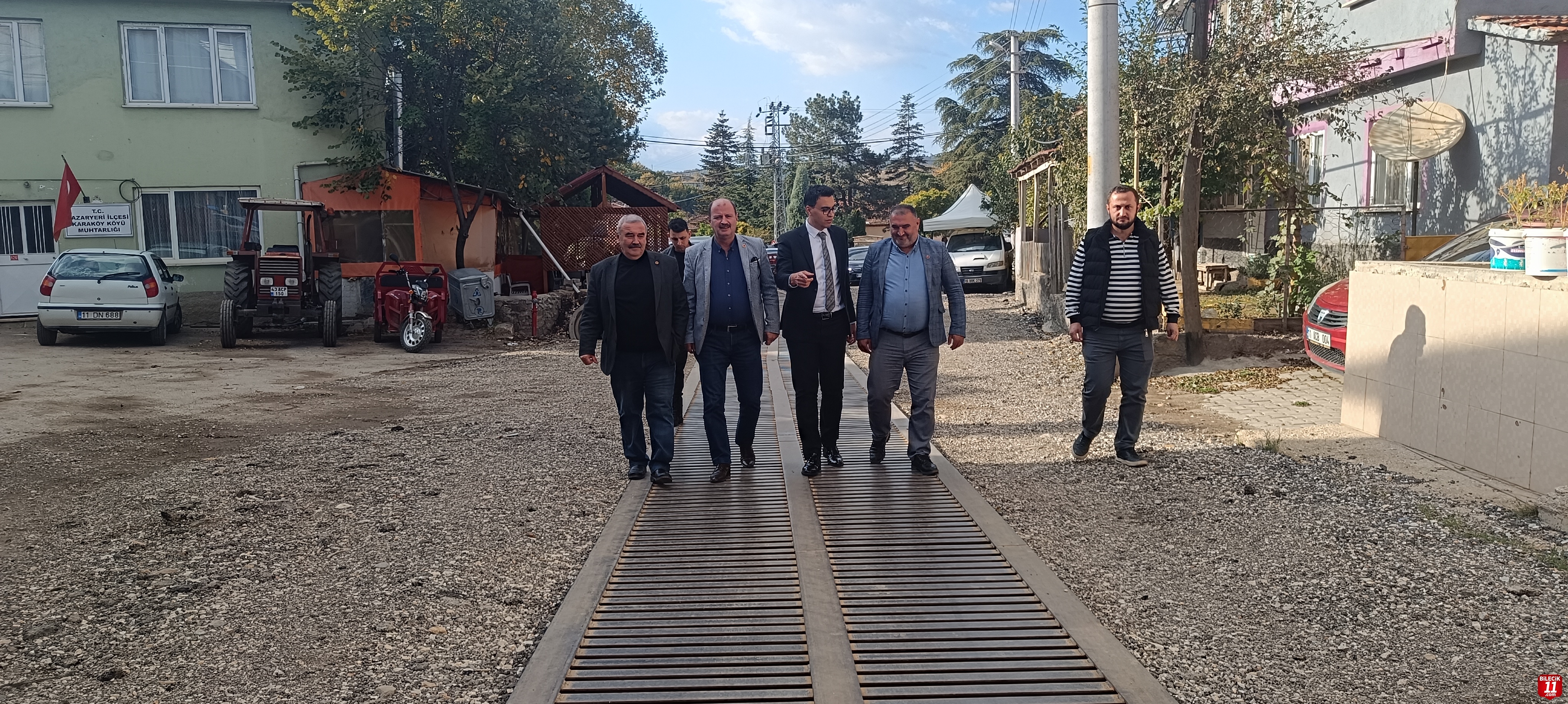 Pazaryeri Kaymakamı Kara'dan Karaköy köyünde inceleme