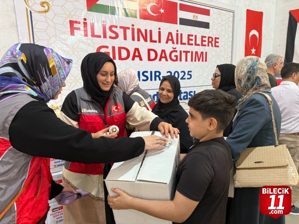 Sadakataşı Derneğinden Mısır'a sığınan Gazzeli ailelere yardım