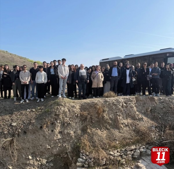 Tekirdağ'da üniversite öğrencileri antik kenti gezdi