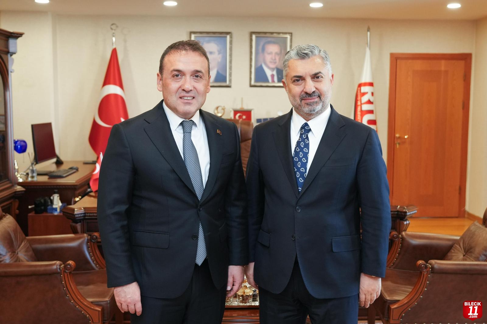 VALİ SÖZER'DEN RTÜK BAŞKANI ŞAHİN'E ZİYARET