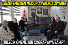 müdür ayvalık gazeteden ziyaret