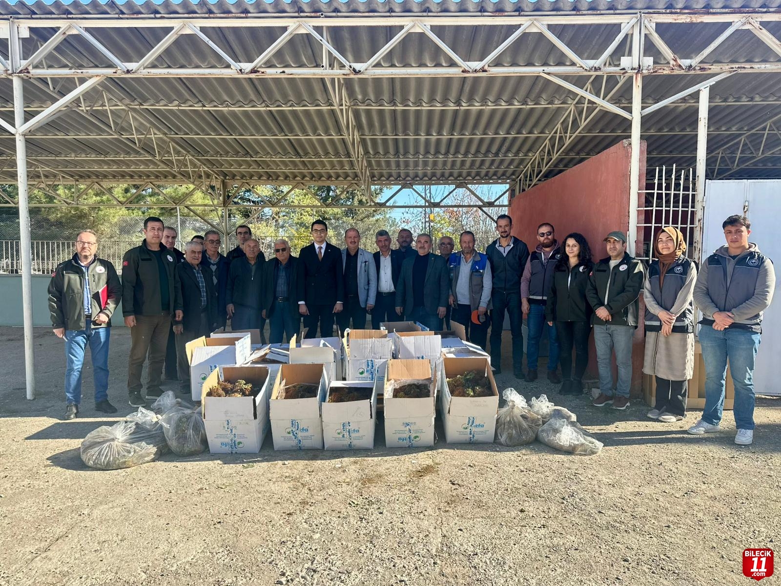 Bilecik'te Üreticilere 42 Bin 235 Çilek Fidesi Dağıtıldı