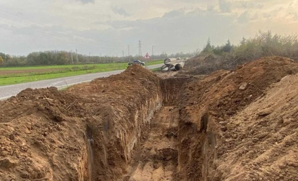 Edirne'ye su sağlayacak Süloğlu Barajı isale hattında çalışmalar sürüyor