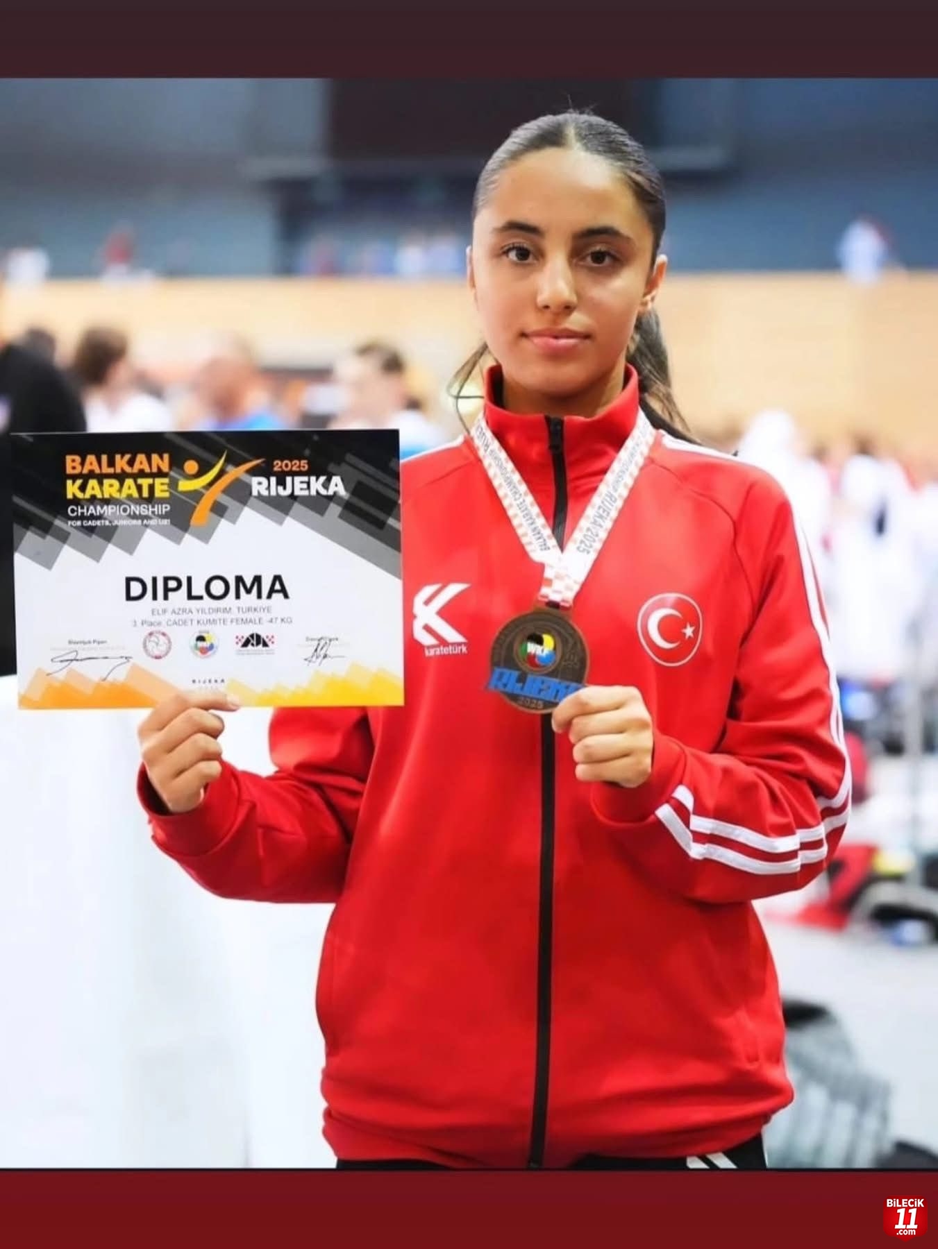 Elif Azra Yıldırım Balkan Şampiyonasında Bronz Madalya Kazandı