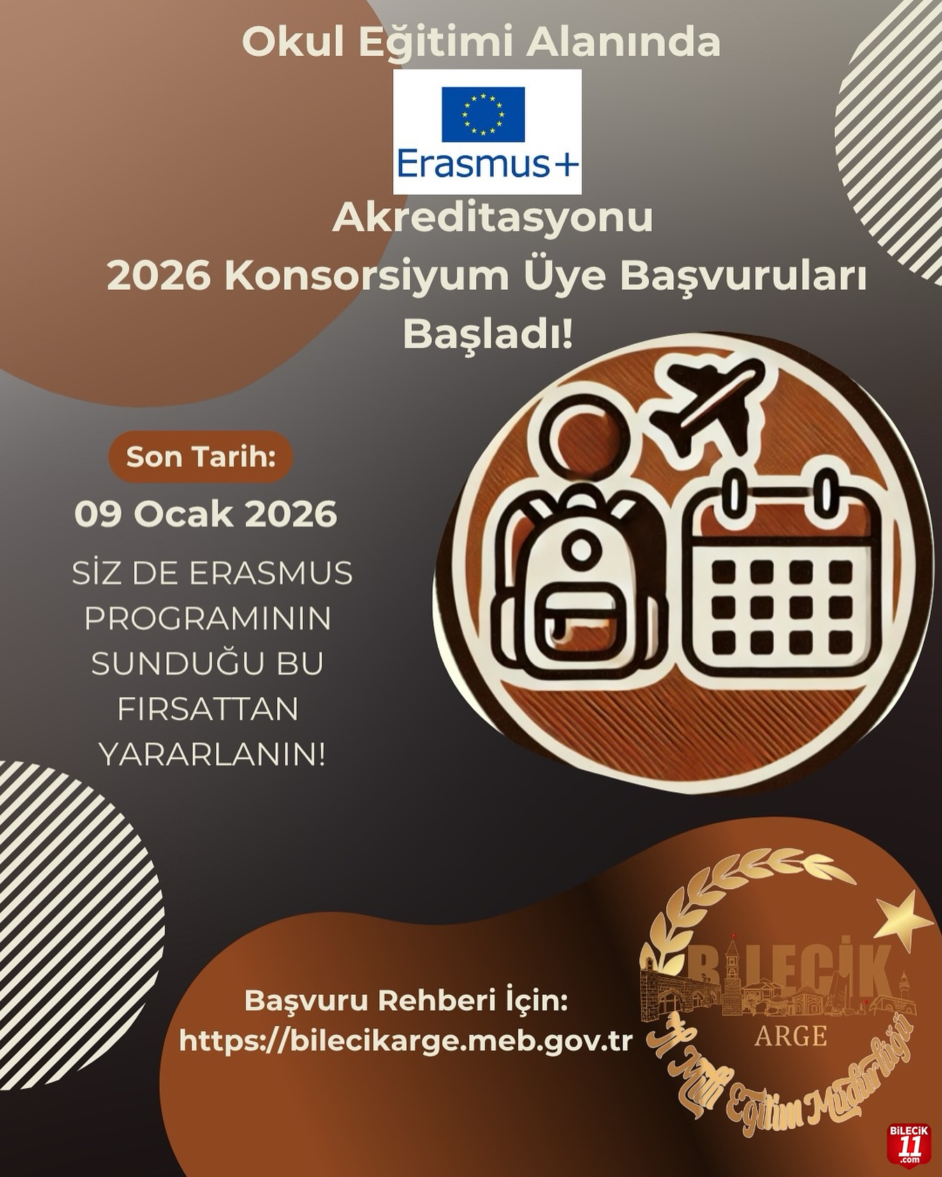 ERASMUS AKREDİTASYONU KONSORSİYUM ÜYELİĞİ BAŞVURULARI BAŞLADI