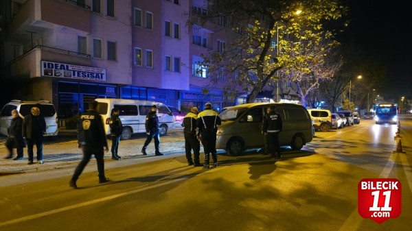 İnegöl'de polis ekiplerince denetim gerçekleştirildi