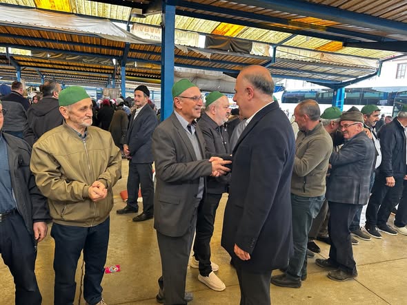 Osmaneli'de Umre Yolcuları Uğurlandı