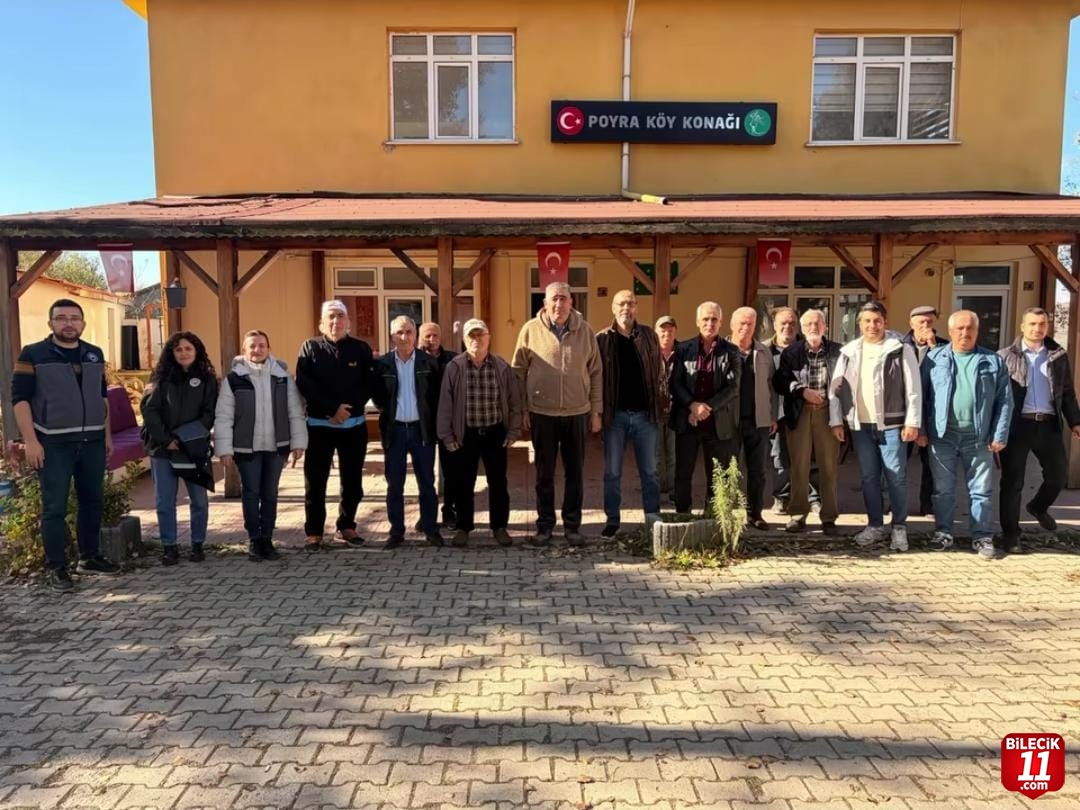 Poyra Köyü'nde Bilgilendirme Toplantısı Yapıldı