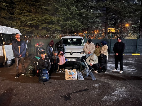 Tekirdağ'da 20 düzensiz göçmen yakalandı