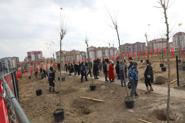 Trafik kazasında hayatını kaybeden gençler için Edirne'de hatıra ormanı oluşturuldu