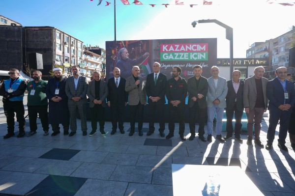 Ümraniye'de "Kazancım Gazze İçin" kampanyası tanıtıldı