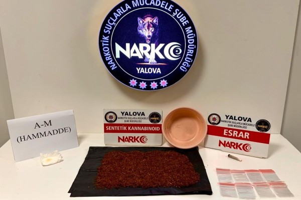 Yalova'da uyuşturucu operasyonlarında yakalanan 12 kişi tutuklandı