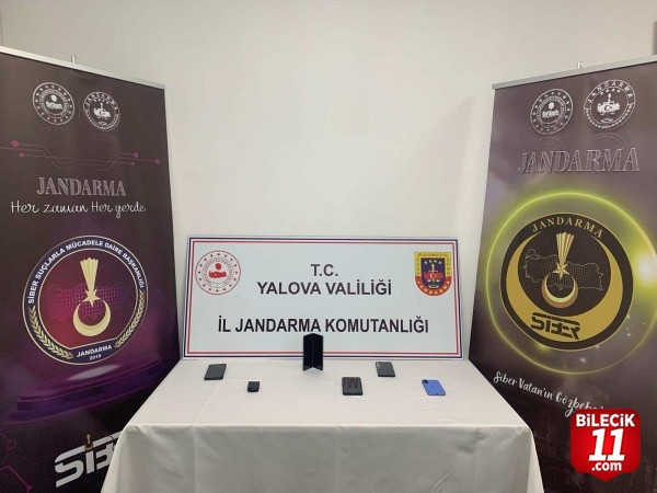 Yalova merkezli siber dolandırıcılık operasyonunda yakalanan 8 zanlı tutuklandı