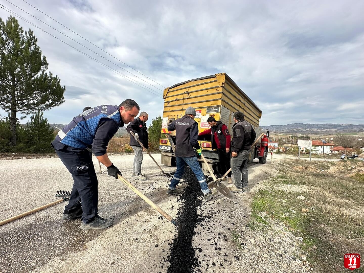 Yenipazar’da Asfalt Çalışmaları Başladı