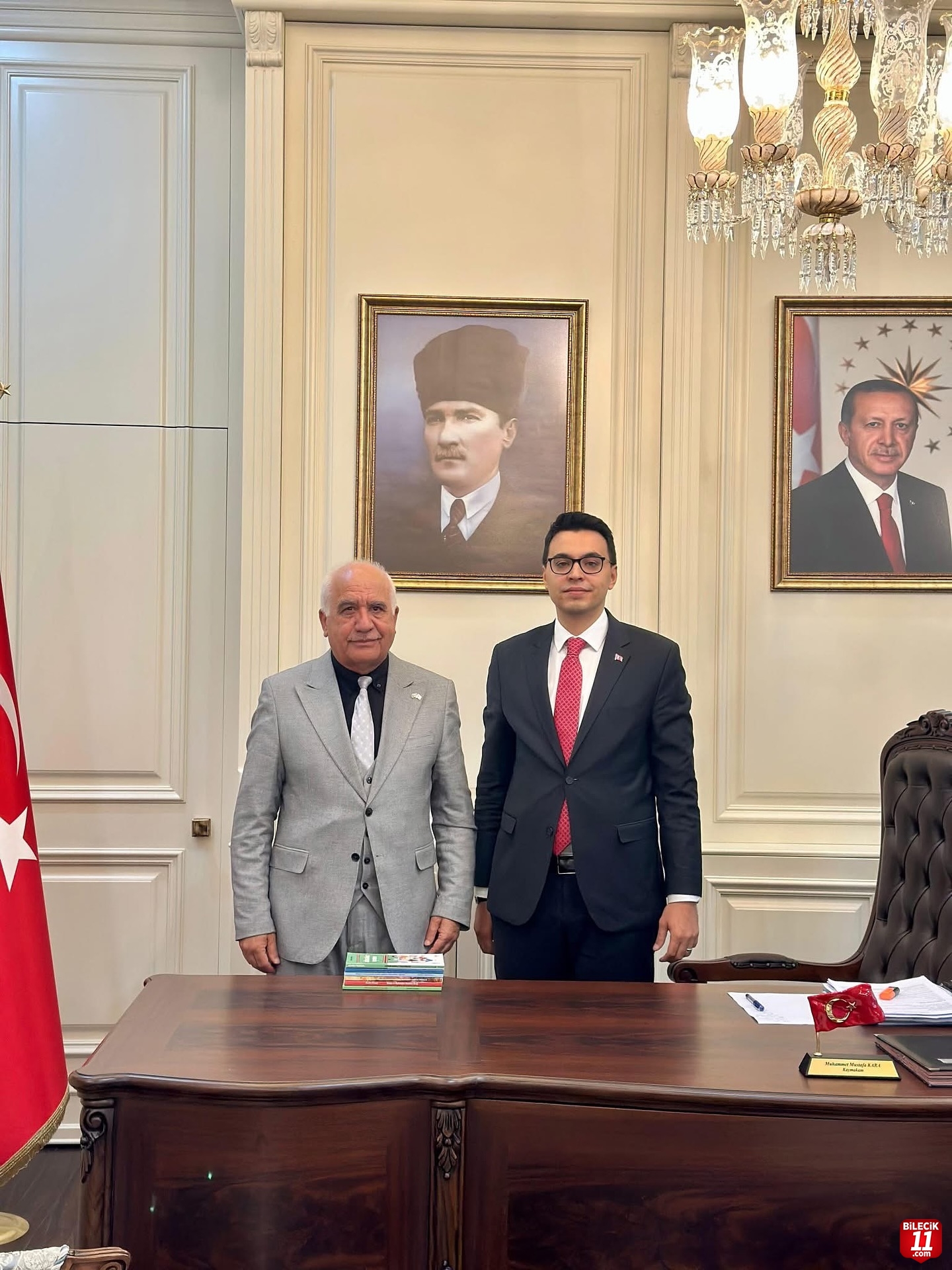 YEŞİLAY'DAN KAYMAKAM KARA'YA ZİYARET