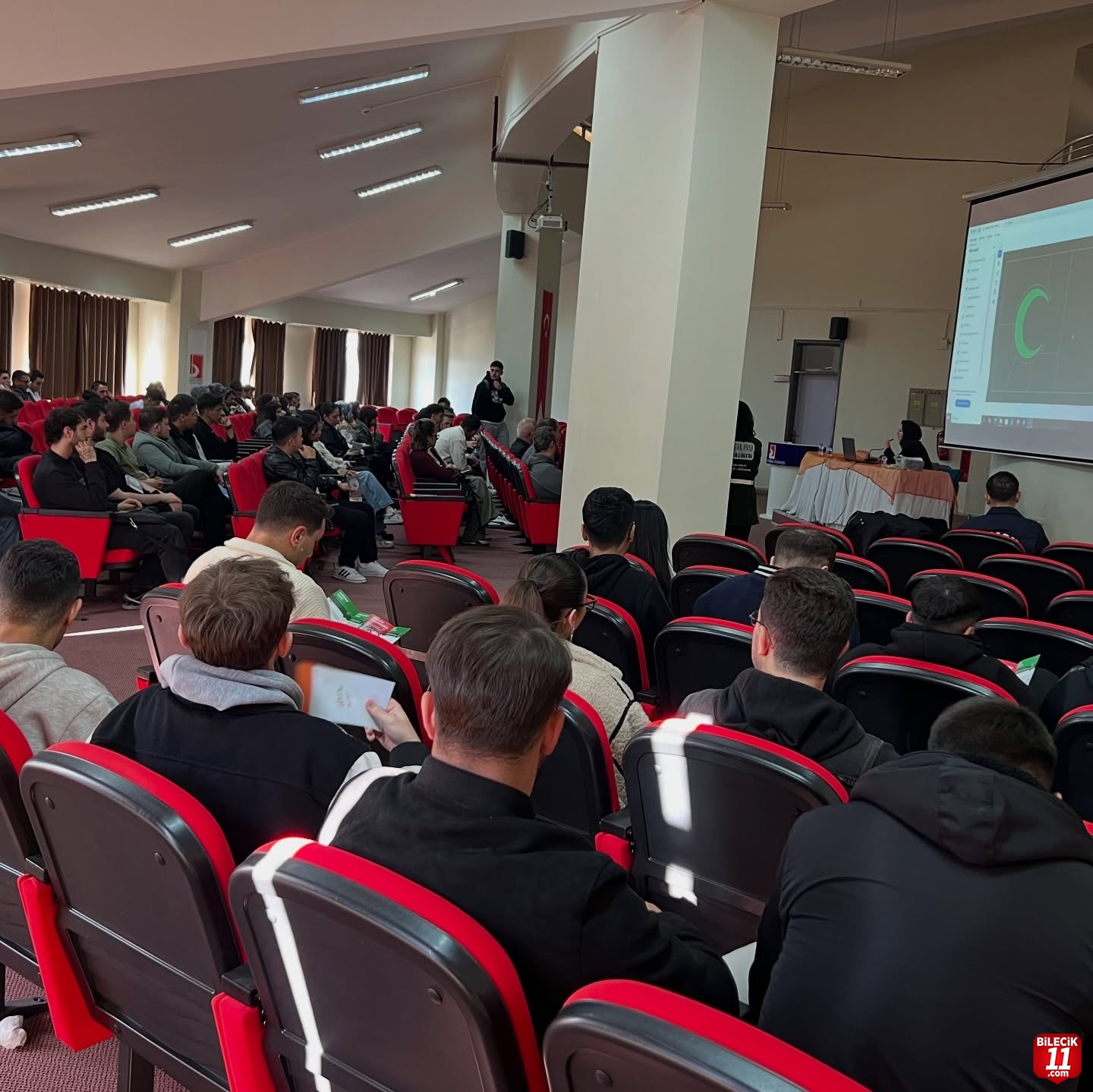 Yeşilay’dan Osmaneli MYO öğrencilerine eğitim