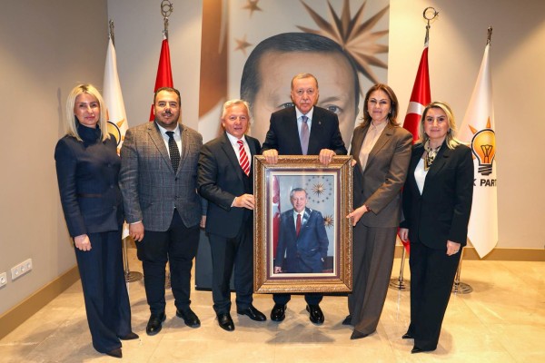 AK Parti Edirne heyeti Cumhurbaşkanı Erdoğan ile görüştü