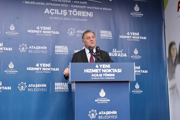 Ataşehir'de bazı hizmetlerin açılışı yapıldı