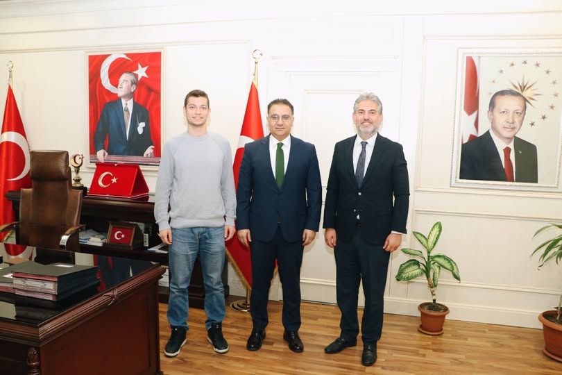 Başkan Suer Kaymakam Yavuz ile bir araya geldi