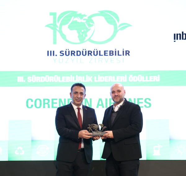 Corendon Airlines'a sürdürülebilirlik ödülü