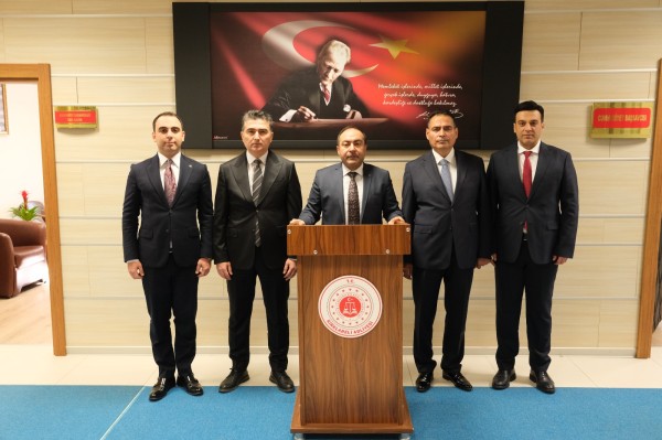 HSK üyesi Serdar Ateş, Kırklareli Adliyesini ziyaret etti