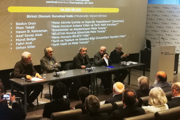 İstanbul Bilgi Üniversitesi'nde Prof. Dr. Mete Tunçay'ı anma etkinliği gerçekleştirildi