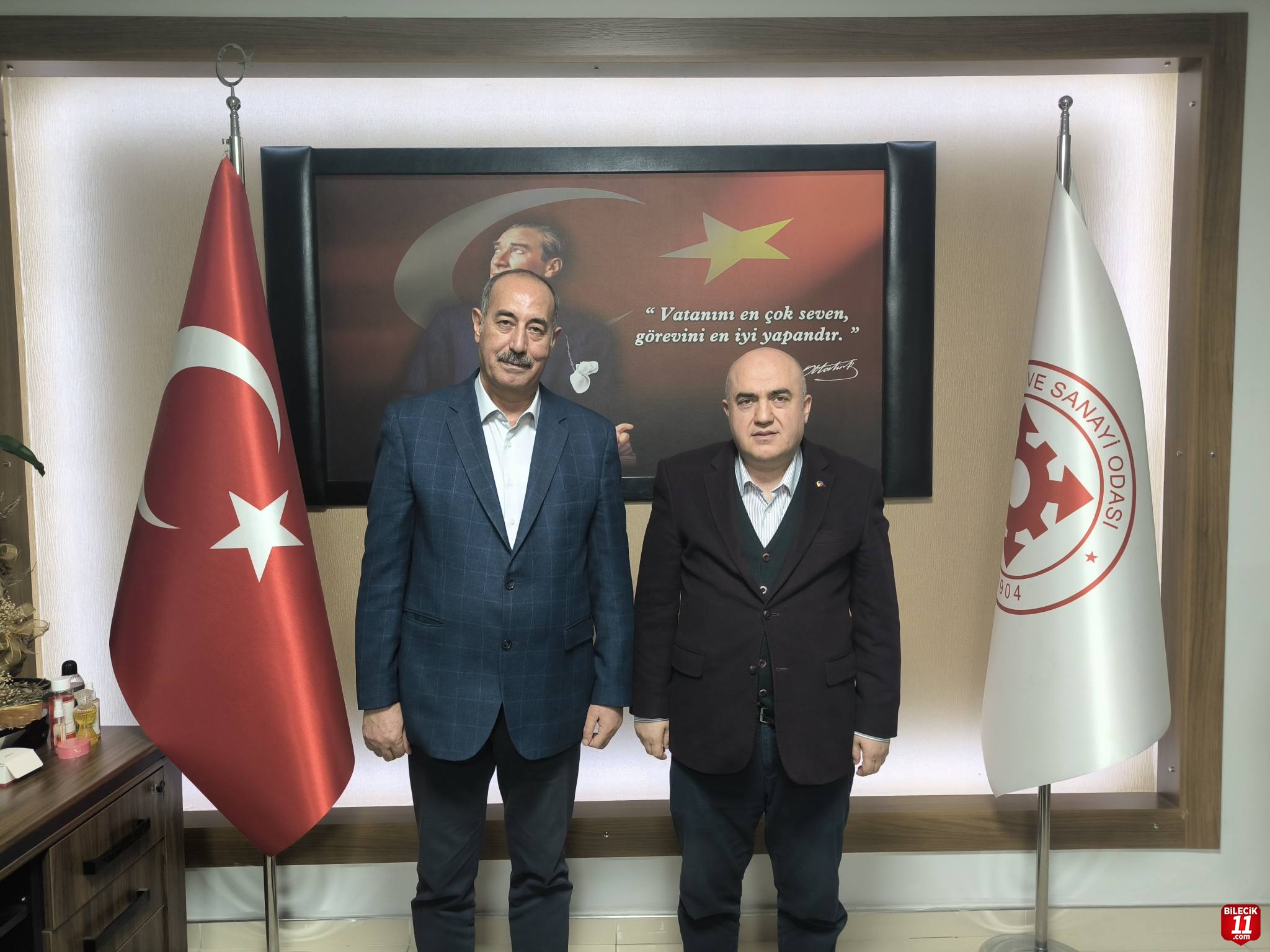 Metin  Ceyhan’dan TSO’ya Veda Ziyareti