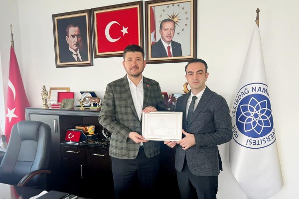 NKÜ’ye "Beslenme Dostu İş Yeri" belgesi verildi