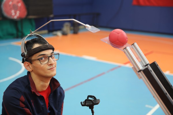 Serebral palsili Kadir Berke, boccia sporunu tanıtarak farkındalık oluşturuyor