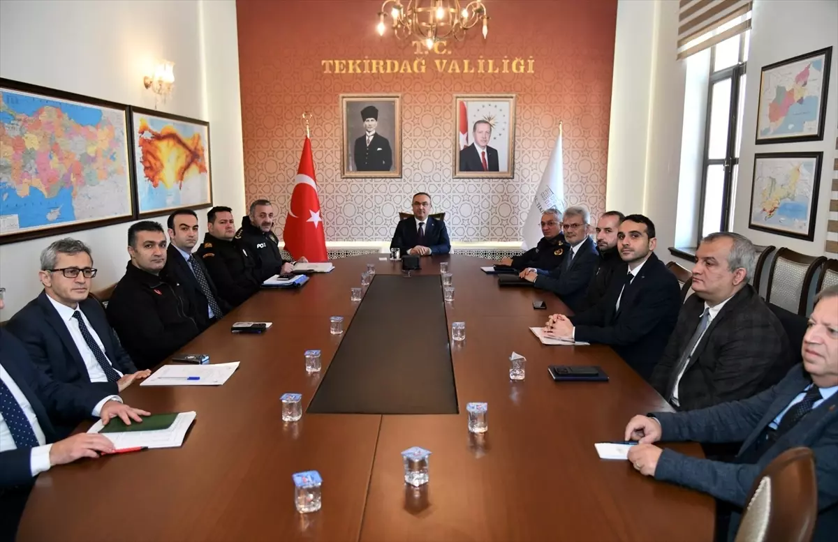 Tekirdağ'da Yılbaşı Tedbirleri Toplantısı yapıldı