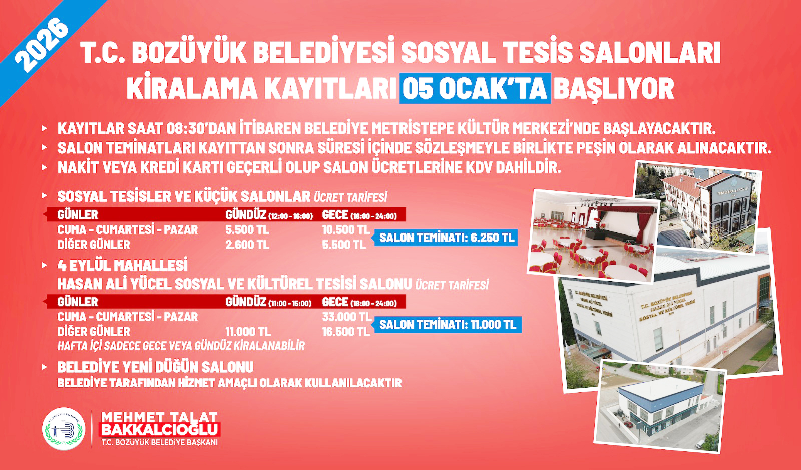 BELEDİYE DUYURU