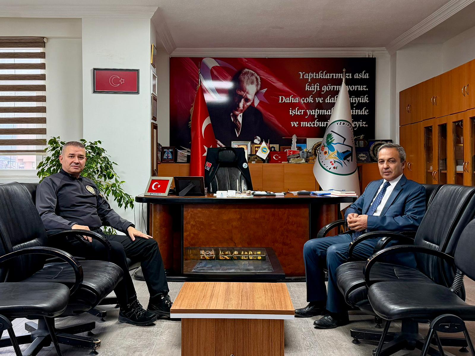 EMNİYET MÜDÜRÜ ŞENER'DEN BAŞKAN ÖZDEN'E ZİYARET