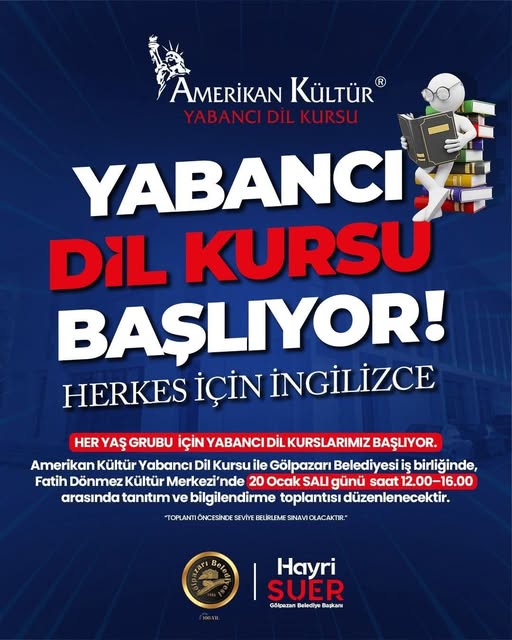 Gölpazarı’nda herkes için İngilizce