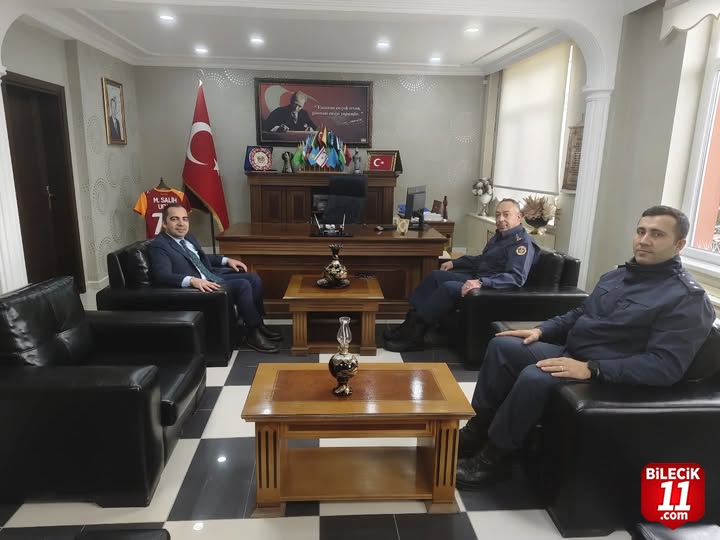 Komutan Vanlı'dan Kaymakam Uçar'a Ziyaret
