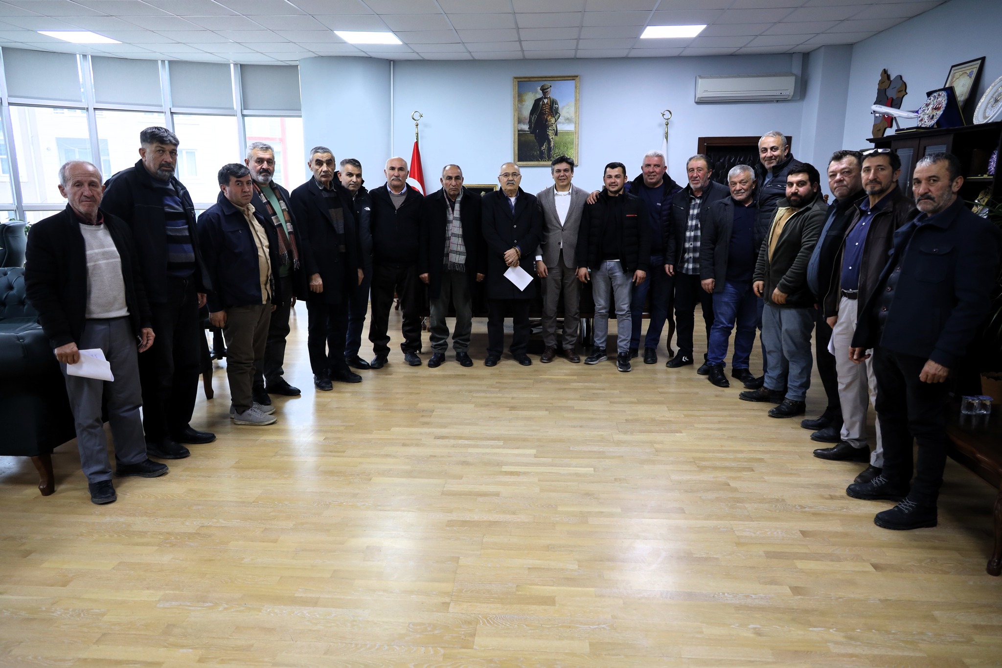 Köy Muhtarlarından Başkan Durgut'a Ziyaret