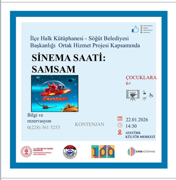 SÖMESTR TATİLİNDE SÖĞÜT’TE SİNEMA