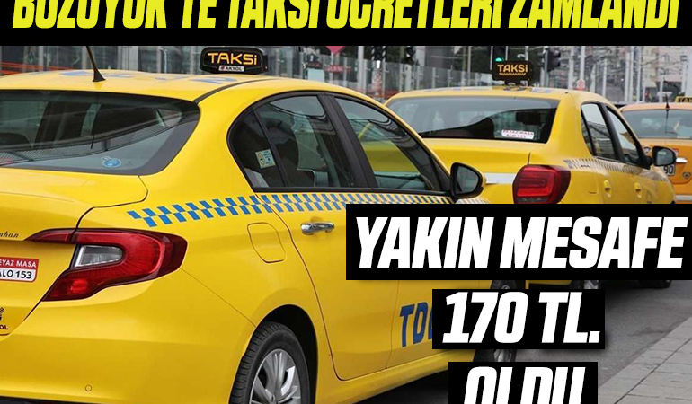 taksi zam
