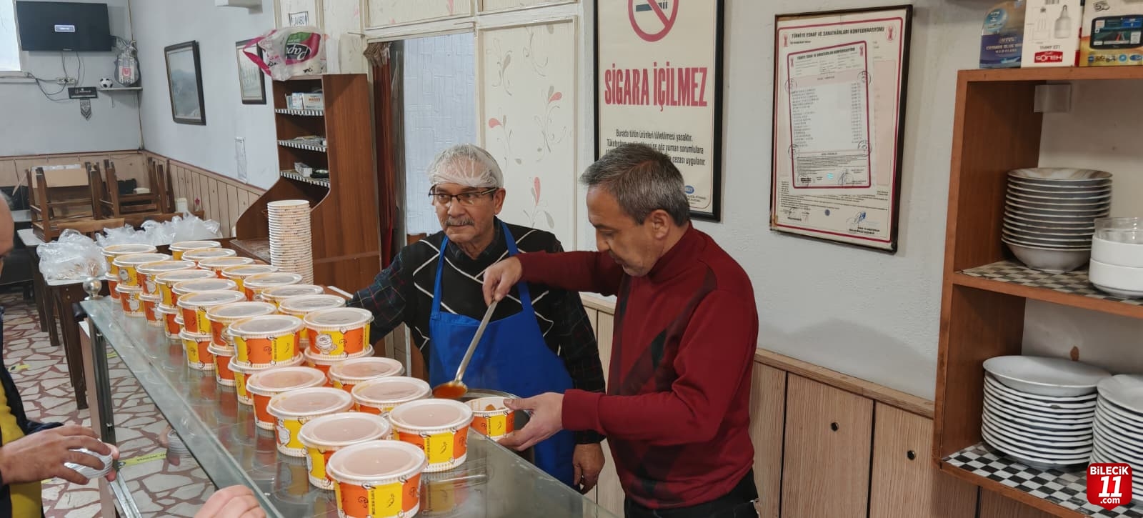 BAŞKAN ALDI KEPÇEYİ ELİNE